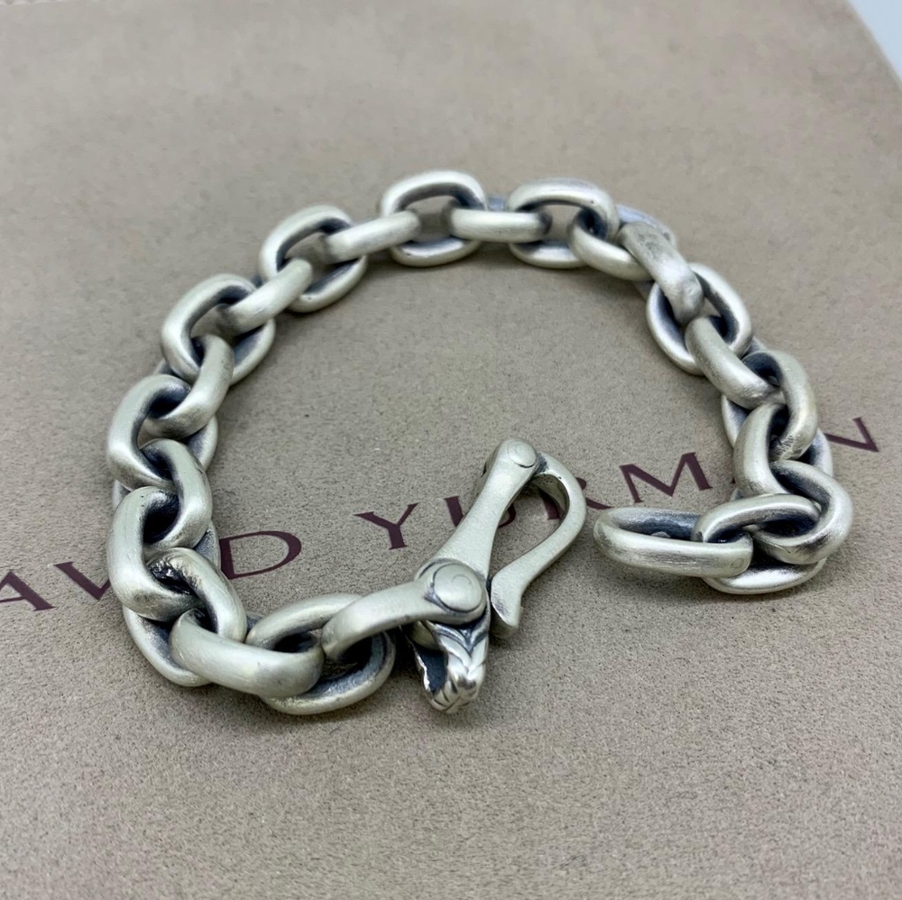 David Yurman Chain Oval Link Bracelet, 11mm